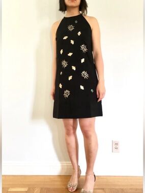 🐝Victoria Beckham Bee & Bug Jeweled Mini Dress 🐝
